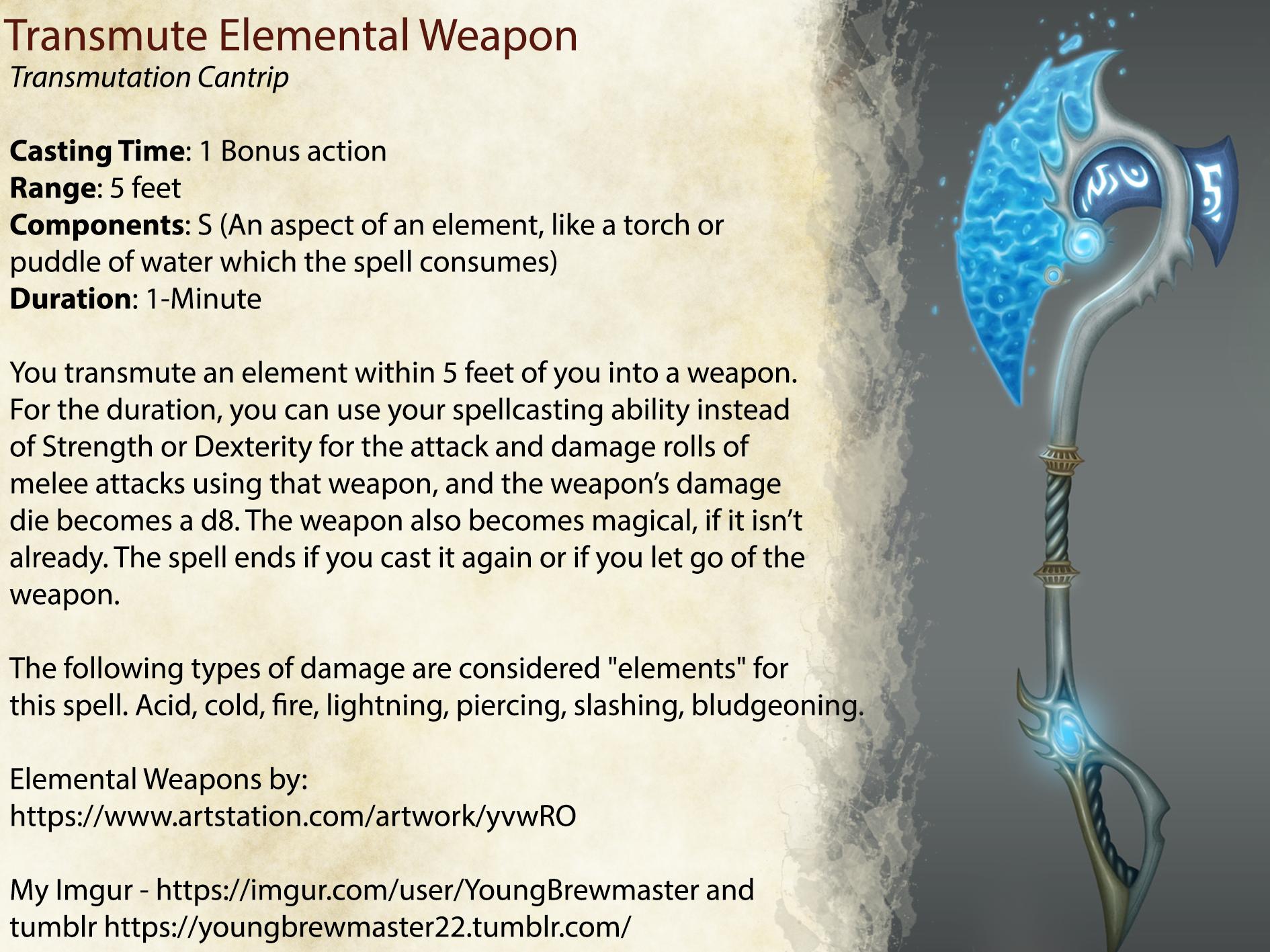 dnd weapon